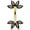 Black 8MM, variant on Gold Belly Button Piercing 316L Stainless Steel Flower Belly Ring Clear/Black Marquise CZ Navel Ring Hoop 14G Body Piercing Jewelry for Women 8/10mm