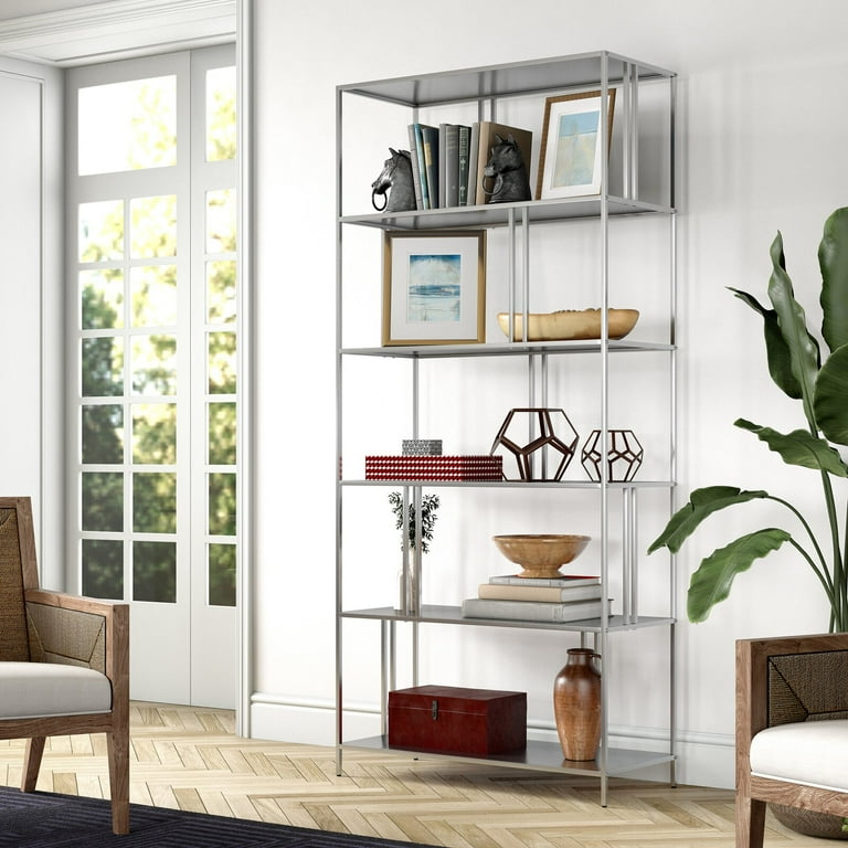 Takako Etagere Bookcase Frame Material Metal Overall 76