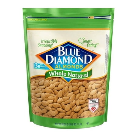 UPC 041570131244 product image for Blue Diamond Whole Natural Almonds (40 Ounce) | upcitemdb.com