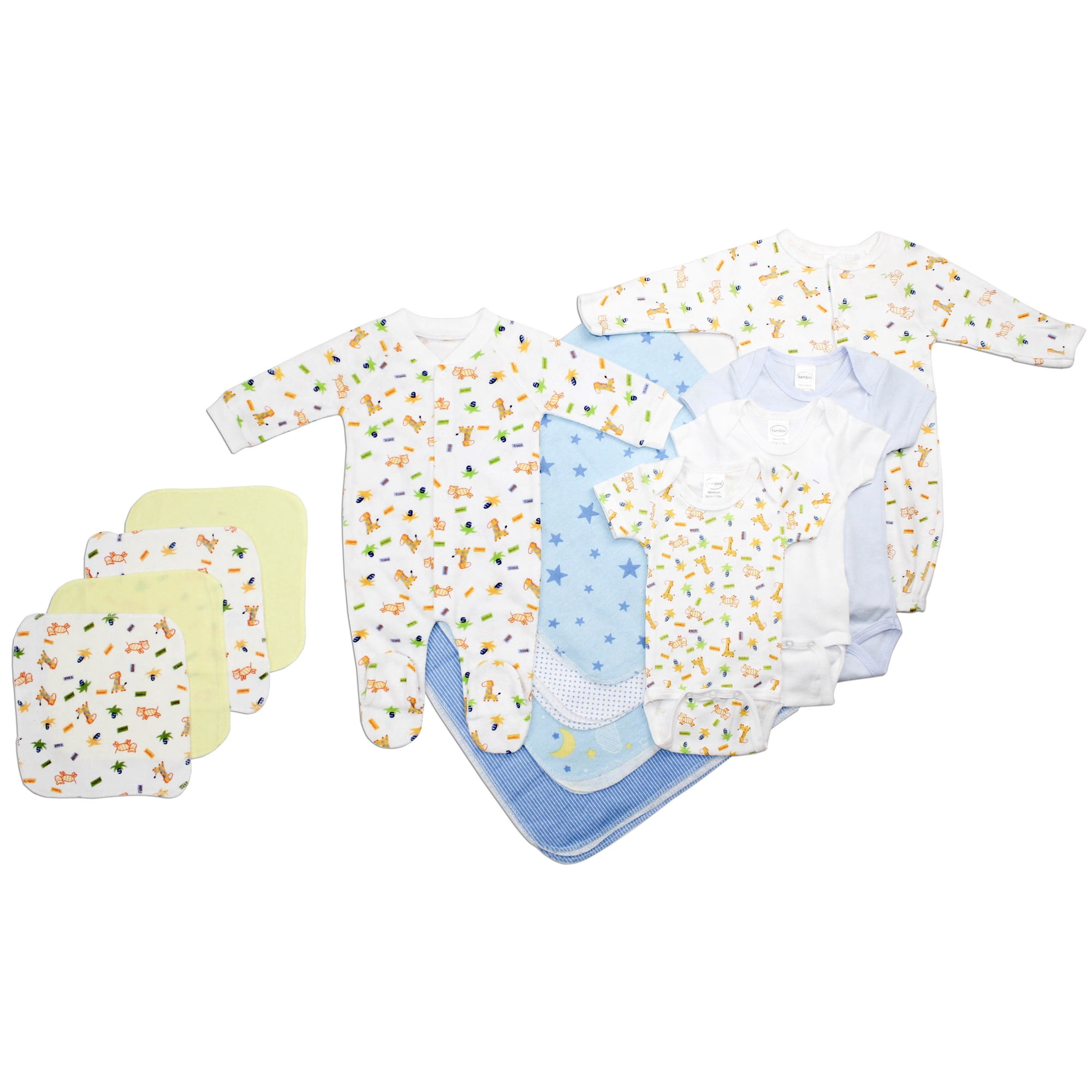 Bambini Newborn Baby Shower Layette Gift Set, 13pc (Baby Boys)
