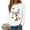 White, variant on TTUHYWXI Women Long Sleeve Sweatshirt Fashion 2025 Christmas Reindeer Print Casual Fall Round Neck Loose Fit Blouses Xmas Clothes (Green, S)