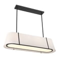 thumbnail image 7 of FUL-917-BK Crystorama Lighting Fulton - 4 Light Chandelier-9.75 Inch Tall and 41.75 Inch Wide-Black Finish, 7 of 7