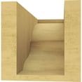 thumbnail image 4 of 5"W x 10"D x 5"H Wide Asheboro Rough Cedar Woodgrain TimberThane Corbel, Primed Tan, 4 of 6