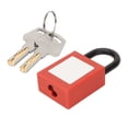 thumbnail image 4 of Candado de seguridad con grillete de nailon, cerradura de bloqueo y etiquetado de 25mm con llaves para equipos industriales, 4 of 5