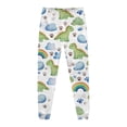 thumbnail image 4 of Ensembles de Pyjama Garçon Enfants Imprimé Dinosaure Col Rond Manches Longues Haut Pantalon Ensemble de Pyjama 2 Pcs Printemps Automne Pyjamas pour Enfants Bleu Clair 3 Ans-4 Ans, 4 of 5