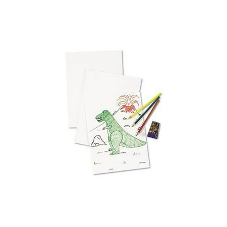 White Drawing Paper, 78 lbs., 9 x 12, Pure White, 500 Sheets/Ream