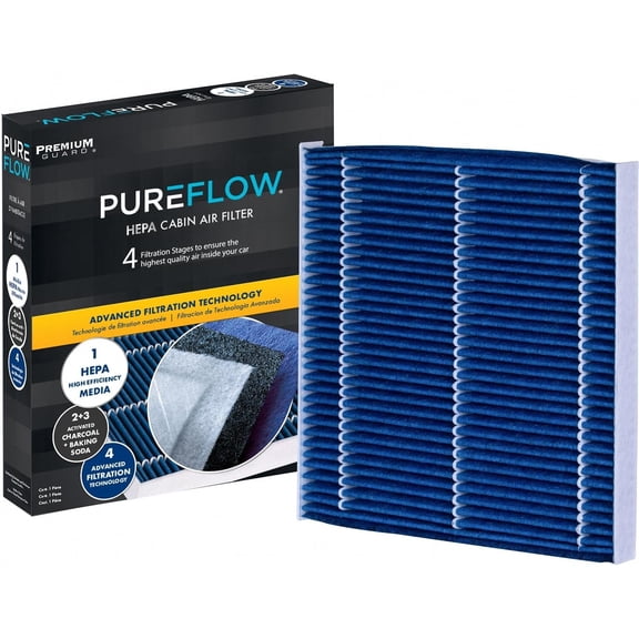 PureFlow HEPA Cabin Air Filter PC5644HX | Fits 2016-2023 Toyota Tacoma, 2003-2008 Pontiac Vibe, 2013-2016 Dodge Dart
