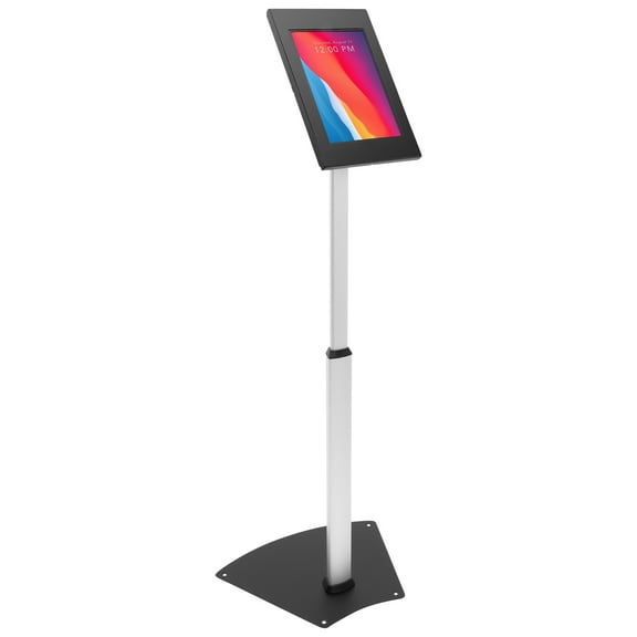 Mount-It! Anti-Theft Tablet Floor Stand with Height Adjustment for iPad, iPad air, iPad pro