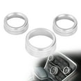 thumbnail image 1 of Air Conditioner Switch CD Button Knob Cover Trim Aluminium Alloy Replacement for Protective Decor for    2015-2019, 1 of 7