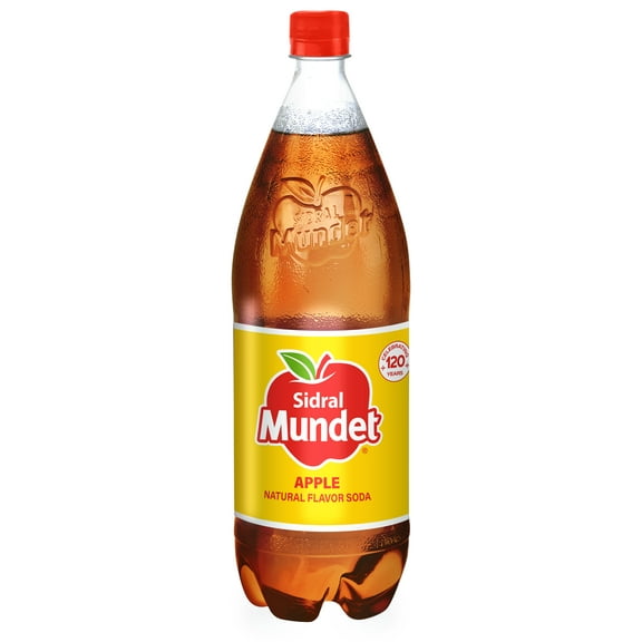 Sidral Mundet Apple Soda, 1.58 qt (1.5 Liter), 1 Count