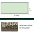 thumbnail image 3 of CHUN YI Anti-slip Bathroom Mat Absorbent Plush Polyester, 17"x47", Brown, 3 of 5