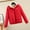 Red, variant on Edvintorg Women Jacket Winter 2025 Loose Casual Thickened Warm Short Cotton Jacket Long Sleeved Hooded Cotton Jackets with Zipper Women's Outwears
