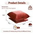 thumbnail image 2 of The Magic Home Modular Floor L-Shaped Chenille Sectional Sofa, Orange, 2 of 11