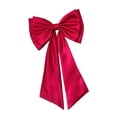 thumbnail image 3 of Boque de satén desmontable suministros elegantes para el vestido para vestidos de graduación Fiestas de regalos de viaje Rojo, 3 of 8
