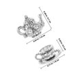 thumbnail image 4 of OUNONA 1 Set Doll Tea Set Silver Iron DIY Projects Simple and Delicate Design Gift, 4 of 8