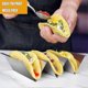 thumbnail image 4 of Taco Holders Set Of 6, Taco Stand, Stainless Steel Taco Holder, With Easy-access Handle, Each Can Hold 2 To 3 Tortillas, Oven Safe For Baking, Dishwas, 4 of 5
