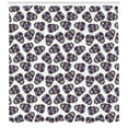 thumbnail image 3 of Ambesonne Sugar Skull Shower Curtain, Calavera Skulls, 69"Wx84"L, Pale Blue Violet, 3 of 3