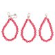 thumbnail image 1 of Pulsera de perlas BuyWeek 3 piezas 12 mm llavero de perlas, 1 of 14