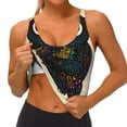 thumbnail image 3 of Uemuo Owl with Mandala Pattern Women's Sports Bra - High Impact Support, Breathable, and Comfortable Athletic Bra for Running, Yoga, and Workouts, 3 of 9