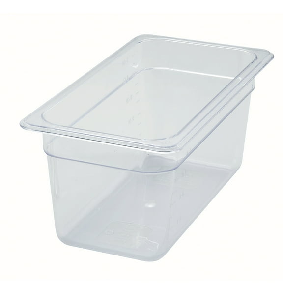 Winco SP7306, 6-Inch Deep One-Third Size Polycarbonate Food Pan, NSF