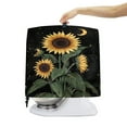 thumbnail image 4 of ZIATUBLES Kitchen Stand Mixer Cover Waterproof Dust Cover for Mixer with Adjusting Drawstring for 6-8 Quart Multi-Functional Kitchen Mixer Accessories, Sunflower Moon Black, 4 of 7