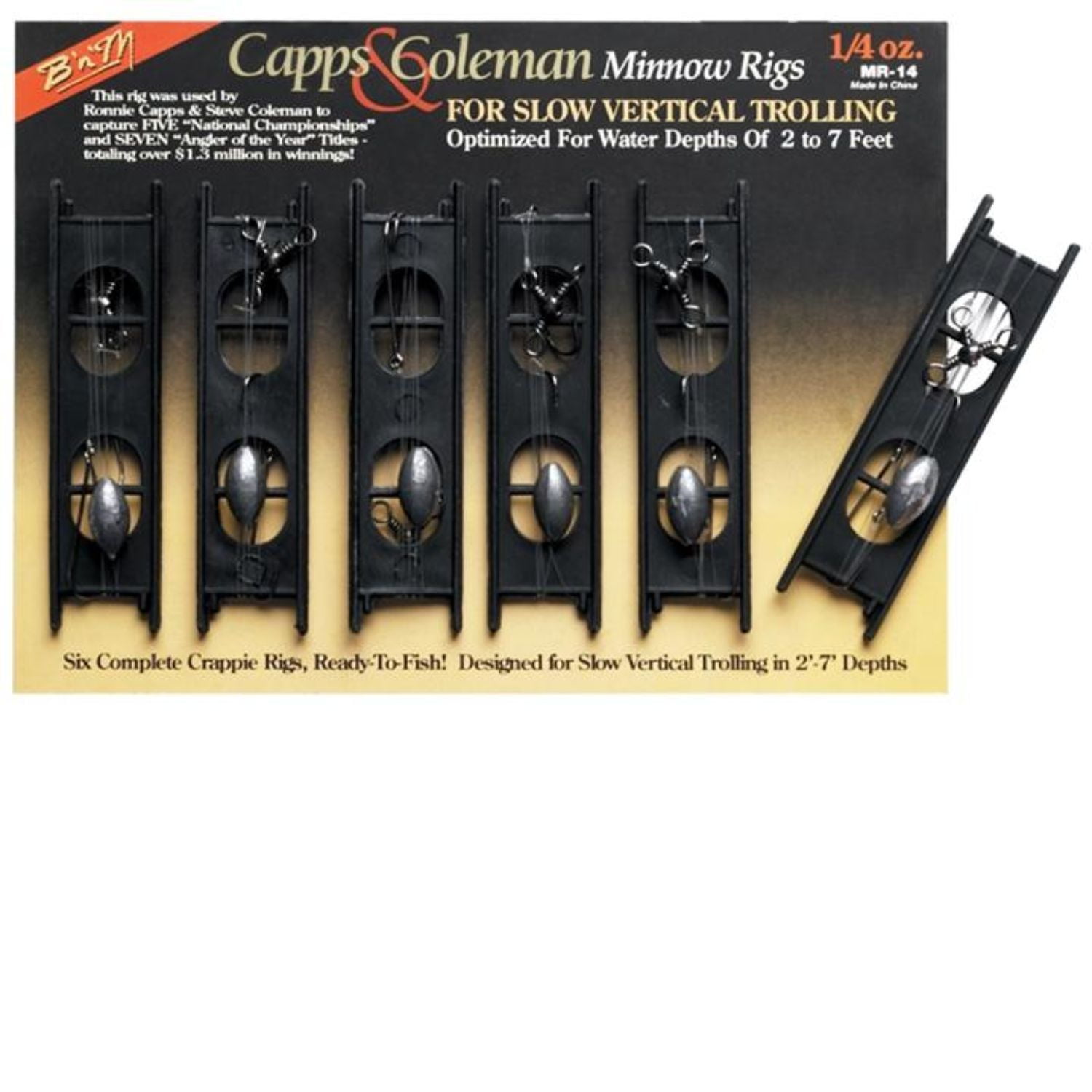 BnM Capps and Coleman Minnow Rig 0.75 oz BnM Capps and Coleman Minnow Rig 0.75 oz