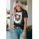 thumbnail image 4 of ABPHQTO Camiseta blanqueada Black Love is all you need para mujer, 4 of 5