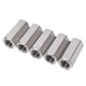 thumbnail image 4 of 5 tuercas de acoplamiento hexagonales de acero inoxidable anticorrosión M12, tuerca de conector plateada para pernos de tornillo, 4 of 8