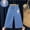 Blue D, variant on Tranfacy Girls 2-8 Years Fall Pants Solid Elastic Waist Stretch Wide Leg Outer Wear Casual Trousers