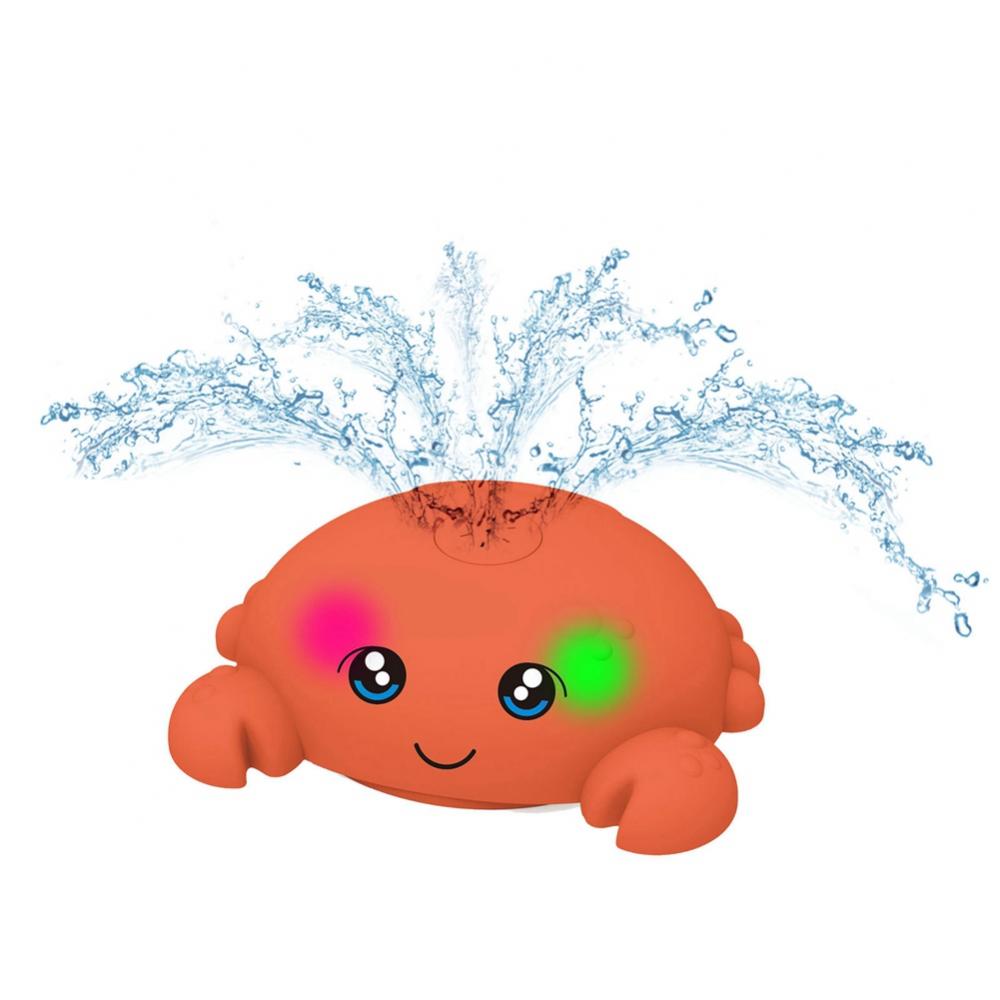 Baby Bath Toys, Whale Automatic Spray Water Bath Toy with LED Light, Induction Sprinkler Bathtub