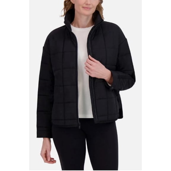 Roxy Women's Quilted Puffer Jacket, Black, Size L