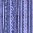 thumbnail image 1 of Ahgly Company Indoor Square Abstract Blue Modern Area Rugs, 5' Square, 1 of 4