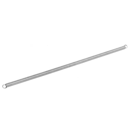 Stainless Spring Wire - 1mmx8mmx300mm 304 Stainless Steel Wire Extension Tension Spring Silver Tone