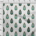 thumbnail image 2 of oneOone Polyester Lycra White Fabric Floral & Paisley Block Sewing Fabric By The Yard Printed Diy Clothing Sewing Supplies 56 Inch Wide, 2 of 4