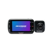 Nextbase 222X Compact Dual Dash Cam Front & Rear 2.5 HD IPS Screen, 1080p Full HD, 6 Layer Lens, Black, 0.17 lbs assembled.