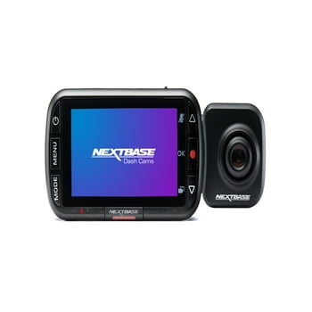 Nextbase 222X Dual Dash Cam Front and Rear 2.5" HD IPS Screen, 1080p Full HD, 6 Layer Lens, Black