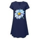 thumbnail image 3 of Sexy Vestidos Cortos de Verano para las Mujeres 2025 Moda Suelta de Ocio Vestido de Manga Corta con Cuello en V, Vestido Casual de Rodilla, 3 of 6