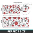 thumbnail image 7 of Pioneer Flower Floral Print Pattern Kitchen Rugs Sets Of 2,Anti Fatigue Kitchen Mat Rugs Non Slip Washable,Decorative Kitchen Floor Mats for Kitchen,Sink,Laundry,17"x30"+17"x47", 7 of 7