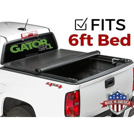 Ford Ranger Truck Covers Gator SR1 (Fits) 1983-2011 Ford Ranger 6 Ft Bed ONLY Premium Roll Up Truck Bed Tonneau Cover Made in the USA 55301 ()
