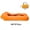 Orange, variant on Portable Air Inflatable Sofa Lounger Ergonomic Design Camping Polyester Sleeping Pad Waterproof Quick Inflation Breathable for Outdoor Travel Relax