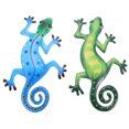 thumbnail image 1 of 2 unids gecko colgante colgante gecko arte artesanía colgante metal gecko decoración de pared, 1 of 5