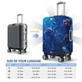 thumbnail image 4 of Gukieu Deep Sea Glowing Fishes Print Suitcase Protective Cover, Elastic Zipper Buckle Suitcase Protective Cover, Suitable for Travel, Business Trip-X-Large, 4 of 7