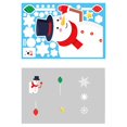 thumbnail image 5 of Navidad ventana se aferra pegatinas electrostáticas dibujos animados Santa Claus Elk muñeco de nieve gnomo copo de nieve calcomanías de vidrio fiesta de año nuevo decoración de la, 5 of 5