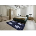 thumbnail image 4 of Ahgly Company Indoor Rectangle Patterned Very Peri Purple Area Rugs, 4' x 6', 4 of 6