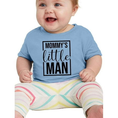 

Mommy s Little Man T-Shirt Infant -Smartprints Designs 24 Months