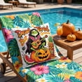 thumbnail image 3 of Halloween Throw Pillow Covers 18x18 Inch, Rustic Linen Printed Decorative Square Pillowcases, Farmhouse Holiday Cushion Covers for Couch Sofa Living Room Bedroom Outdoor Home Decor, 3 of 4