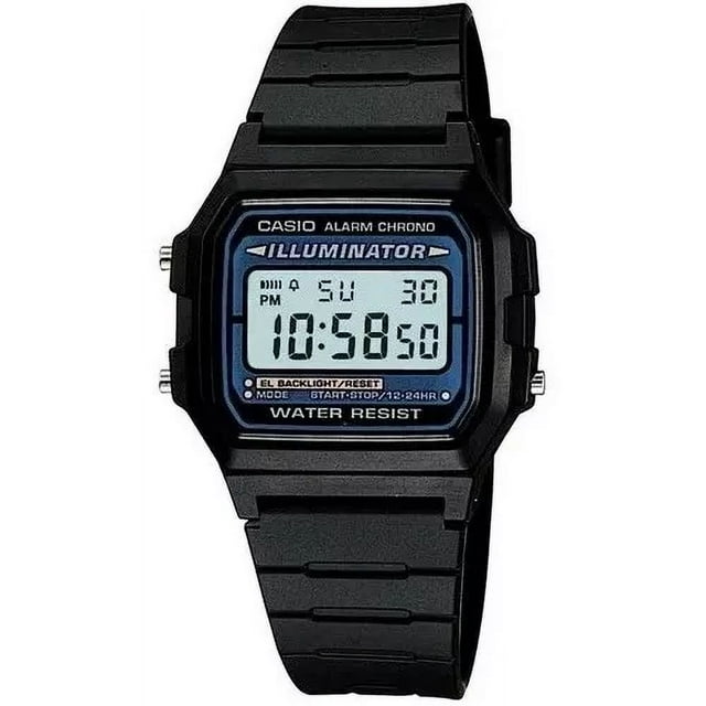 Reloj Casio Digital F105 Unisex 100% Original Full Fondo Azul F-105W-1A