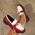 thumbnail image 5 of EliteGoogv Womens Tassel Loafers Low Heel Slip On Comfortable Walking Shoes For Women Casual Daily Footwear US:9.5, 5 of 5