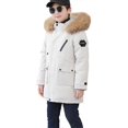 thumbnail image 3 of Boys Winter Jacket Kids Hooded Down Coats Warm Parka, 3 of 5