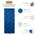 thumbnail image 3 of Sonic Kids Room Darkening Curtain Panel, 84" Length, Sega, 3 of 6